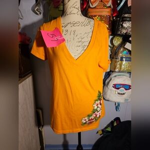 COPY - Bruce Rossmeyer's New Smyrna Harley Davidson Orange Women's Shirt Size...